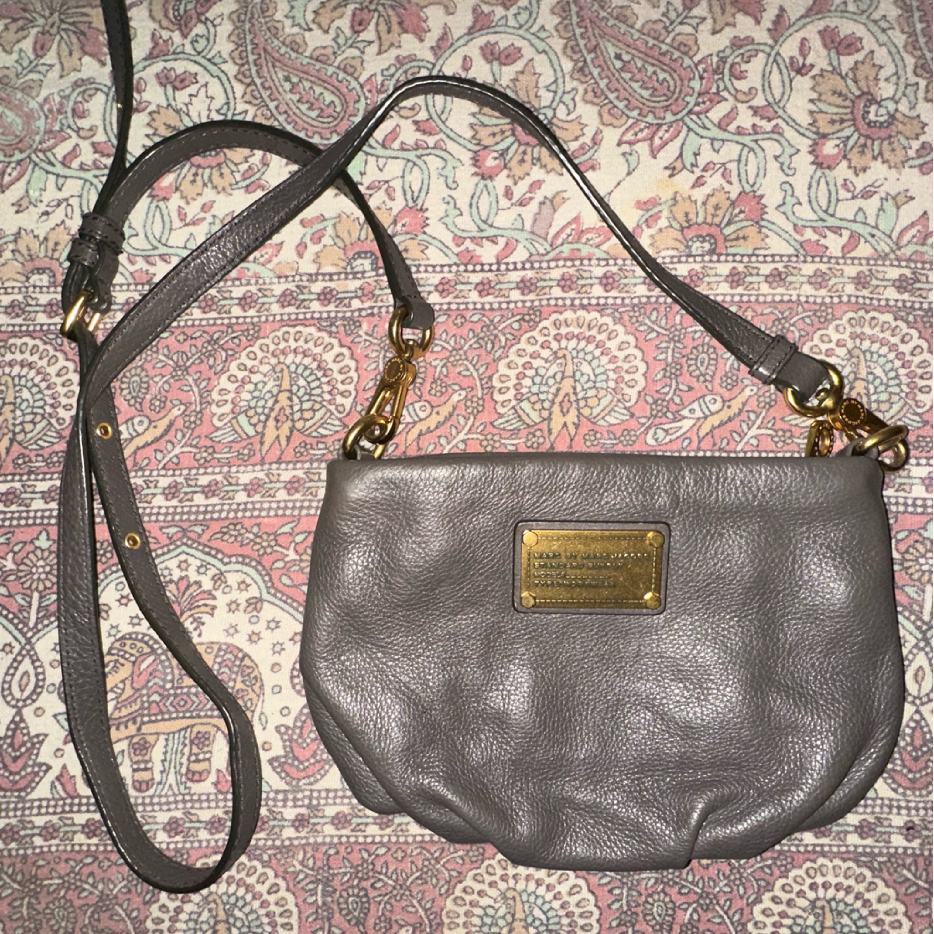 Marc By Marc Jacobs Classic Q Percy Crossbody Grey